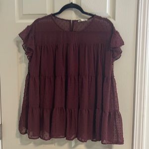 Entro Babydoll Top from Anthropologie